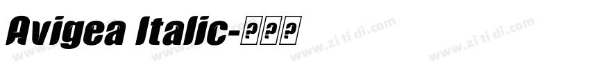 Avigea Italic字体转换 Avigea Italic字体转换